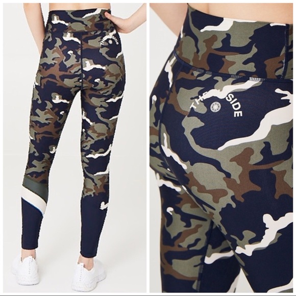soulcycle Pants - Soulcycle the upside camo leggings tights sz 6